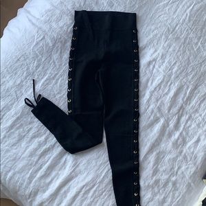 Zara Knit Ribbed Leggings